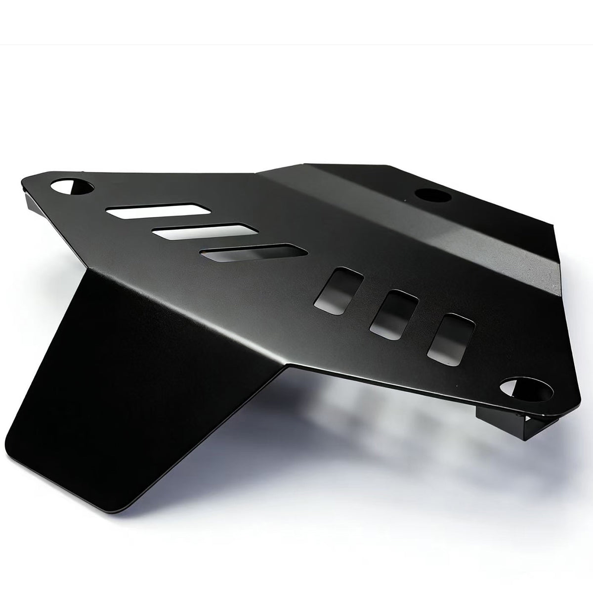 Porsche Cayenne 955/957 Gen 1 (2002–2010) manganese steel rear differential skid plate – standalone product view