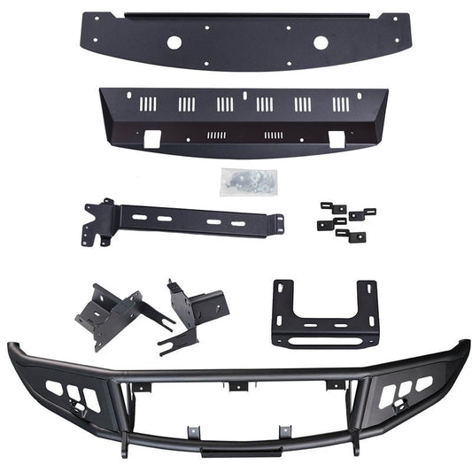 Volkswagen Touareg Gen 1 with off-road front bumper for overland build
