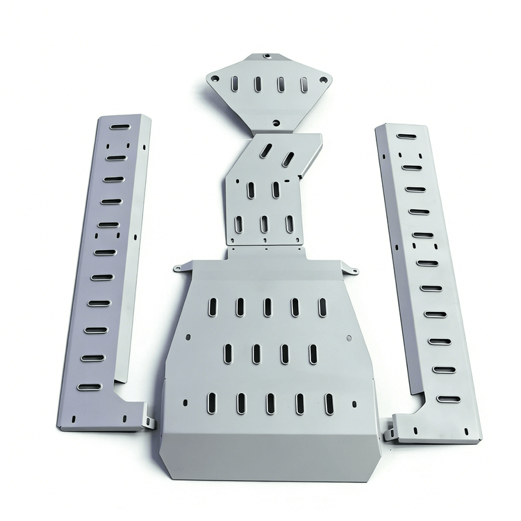 Underbody protection skid plate kits for Porsche Cayenne and VW Touareg off-road builds