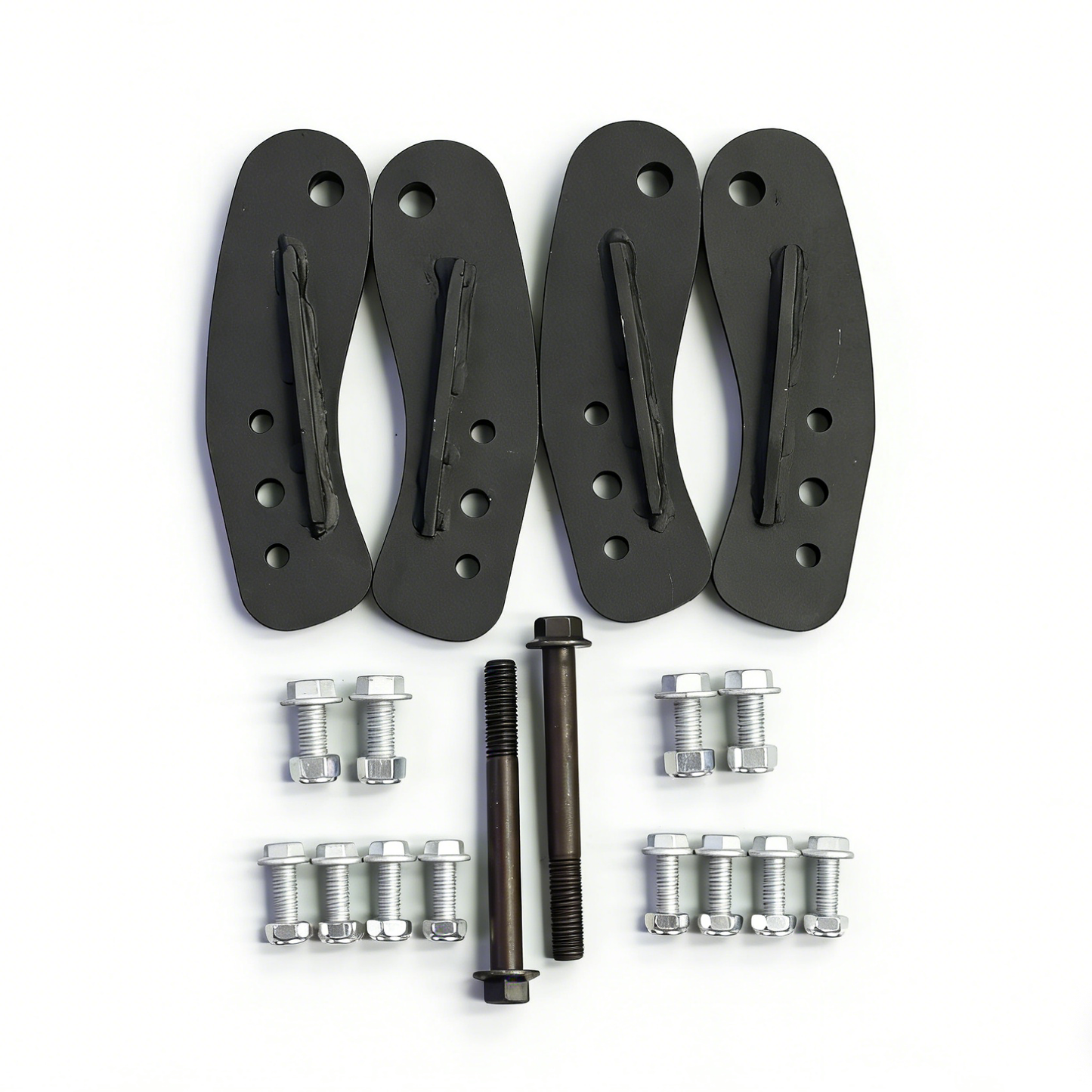 Porsche Cayenne 955/957 & VW Touareg 3-inch lift kit (2002–2010) — underside view of installed suspension lift