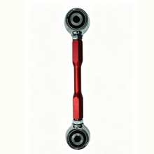 Porsche Cayenne 955/957 Gen 1 (2002–2010) front adjustable sway bar end links – installed front suspension detail