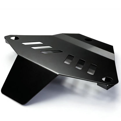 Porsche Cayenne 955/957 Gen 1 (2002–2010) manganese steel rear differential skid plate – standalone product view