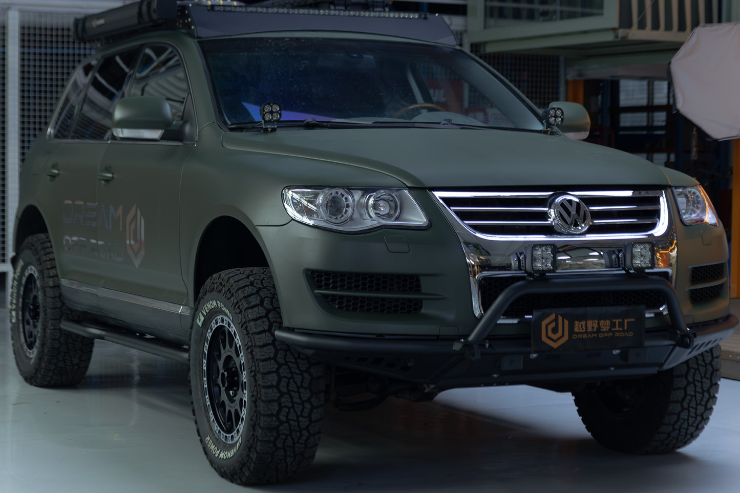 VW Touareg bull bar 2008-2010 Premium Front Bumper - Overlandtrek  Front Bumper  