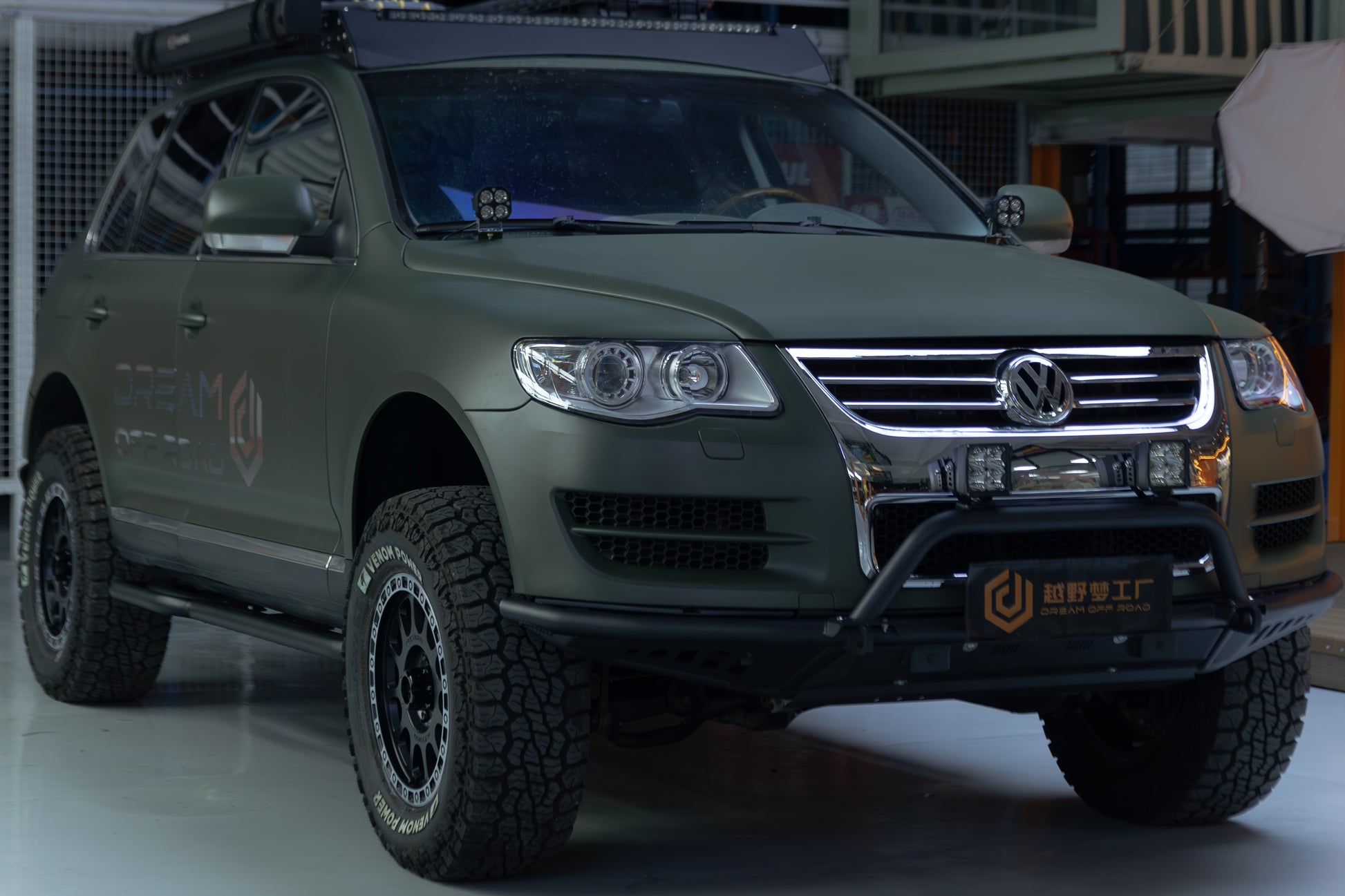 VW Touareg bull bar 2008-2010 Premium Front Bumper - Overlandtrek  Front Bumper  