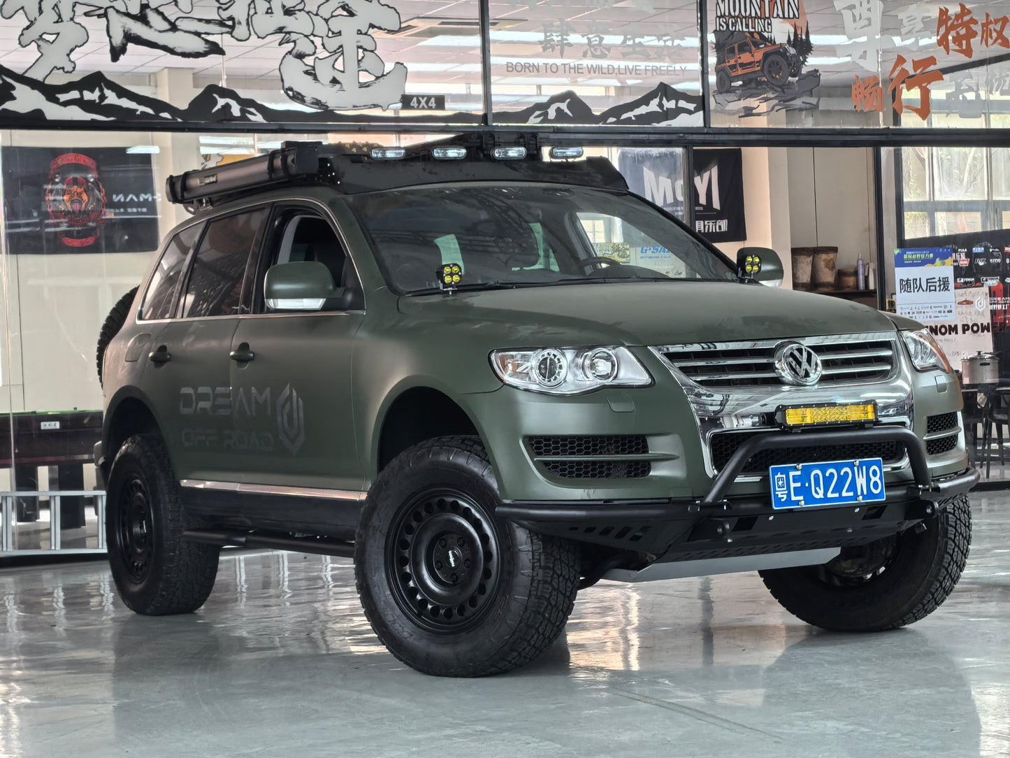 VW Touareg bull bar 2008-2010 Premium Front Bumper - Overlandtrek  Front Bumper  