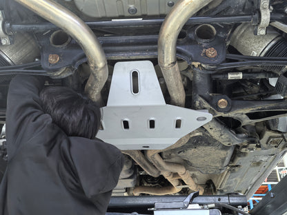 Car aluminium skid plate