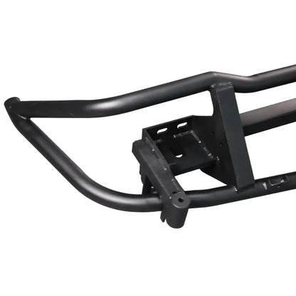 Porsche Cayenne 955 Gen 1 (2002–2007) dual swingout rear bumper – swing arm pivot and locking mechanism detail