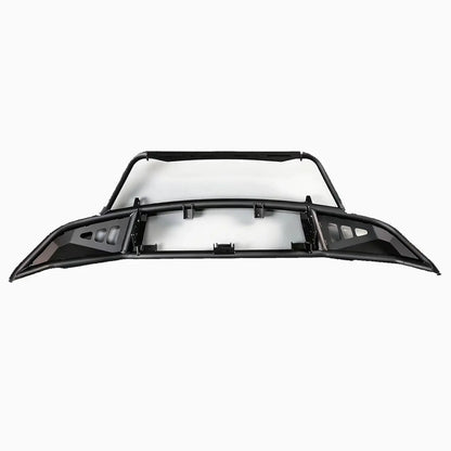 Porsche Cayenne 955 Gen 1 (2002–2007) front bumper with bull bar – side profile on vehicle