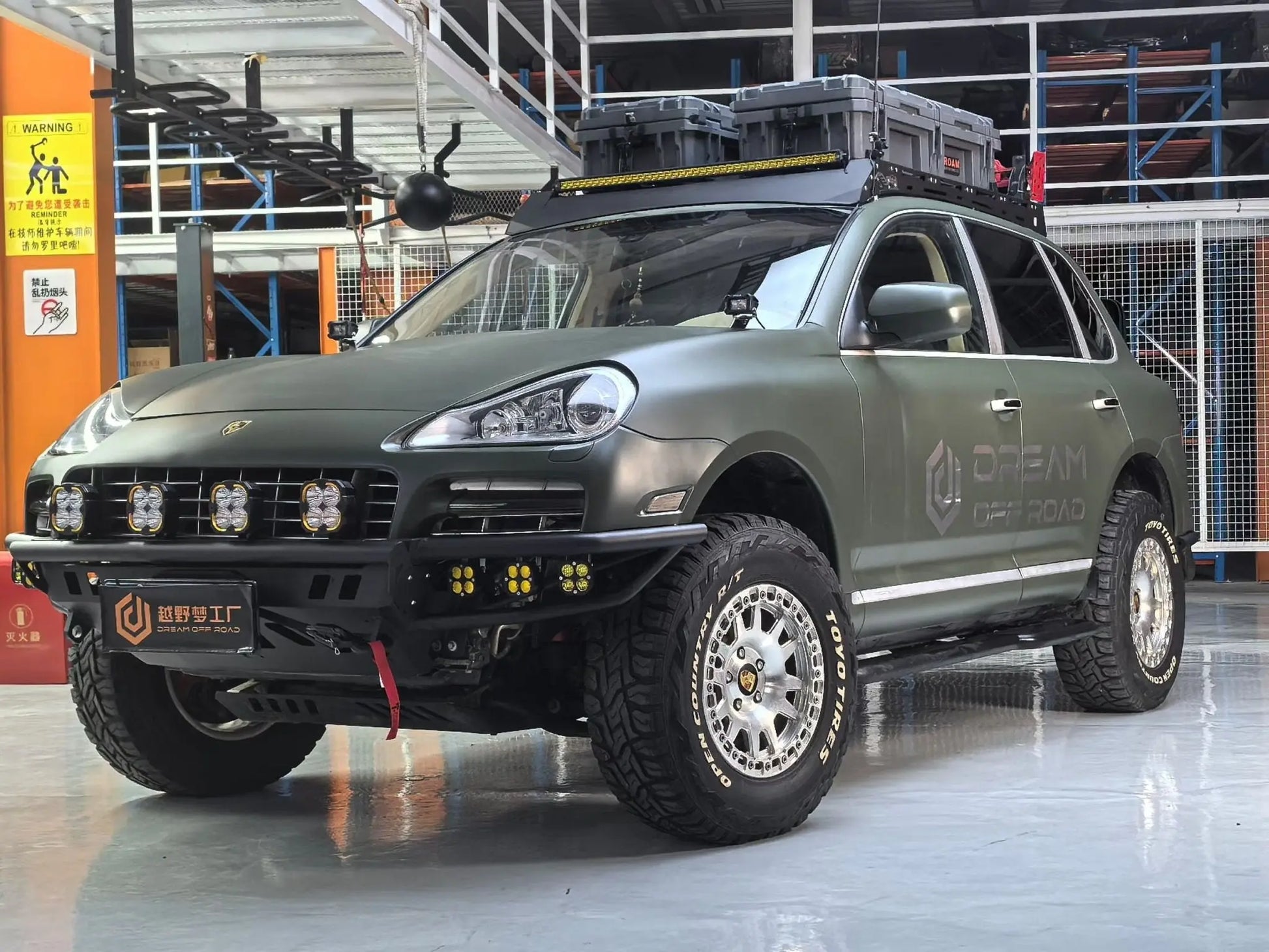 Porsche Cayenne 957 High-Clearance Front Bumper (2008–2010) - Overlandtrek   Front Bumper