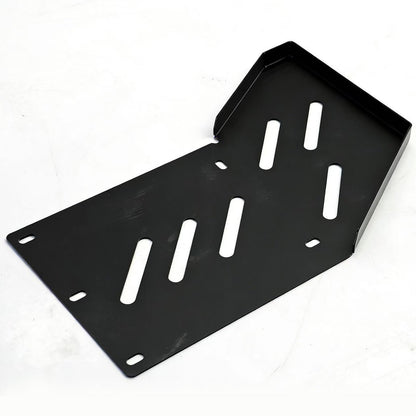 Porsche Cayenne 955/957 Gen 1 (2002–2010) manganese steel transfer case skid plate – standalone product view