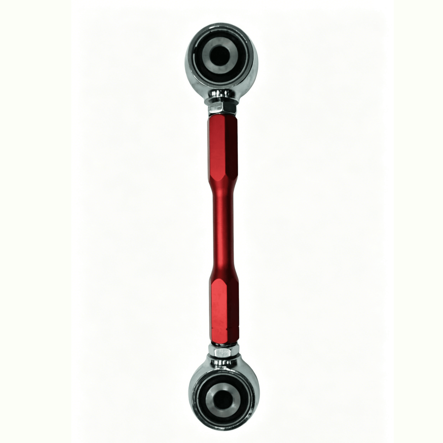 Porsche Cayenne & VW Touareg & Audi Q7 Adjustable Front Sway Bar End Links – Lift Kit - OverlandtrekLift Suspension SystemOverlandtrekOT-UNI-LK-SBLPorsche Cayenne 955/957 Gen 1 (2002–2010) front adjustable sway bar end links – installed front suspension detail