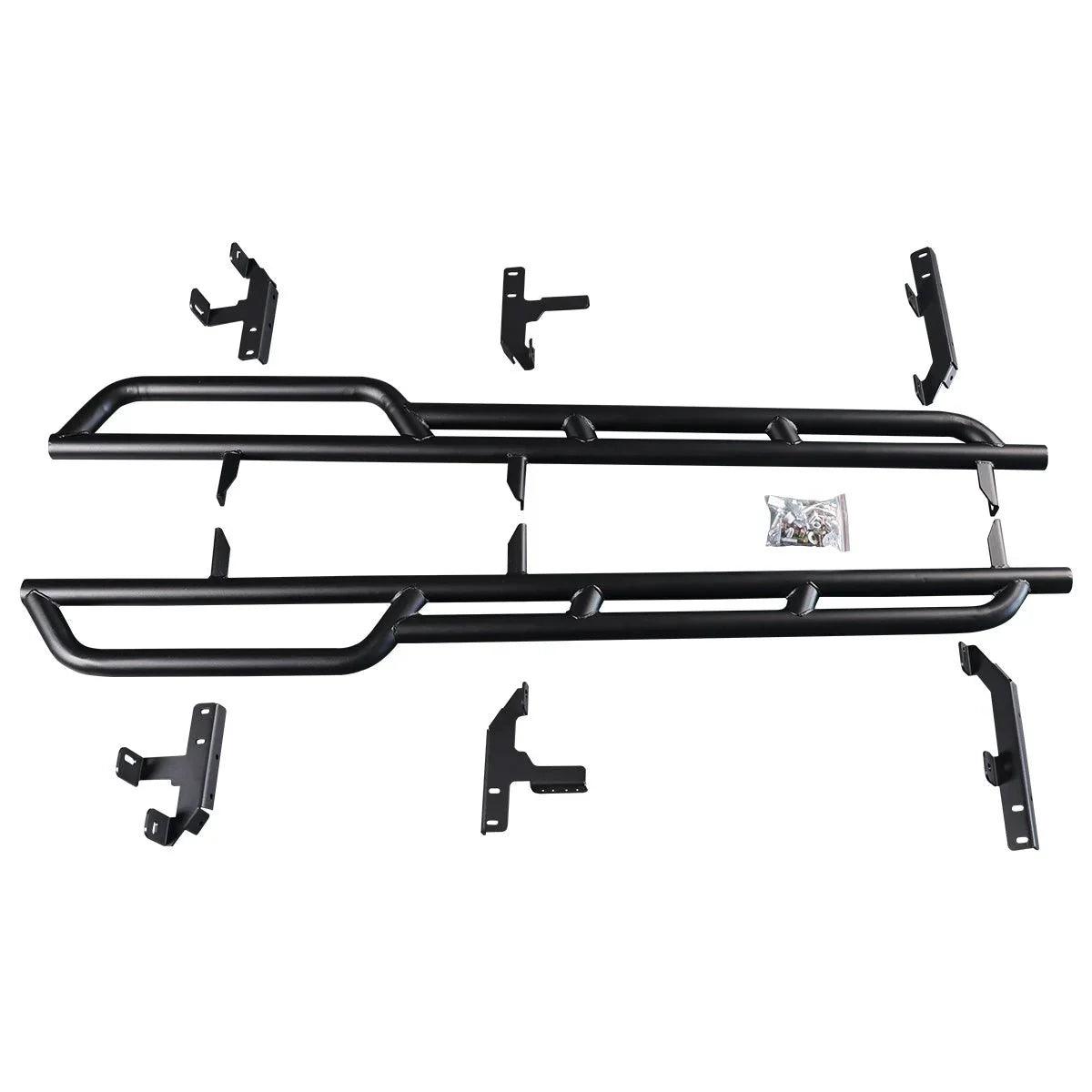 Porsche Cayenne 955/957 Gen 1 (2002–2010) off-road side steps – underside rocker protection view