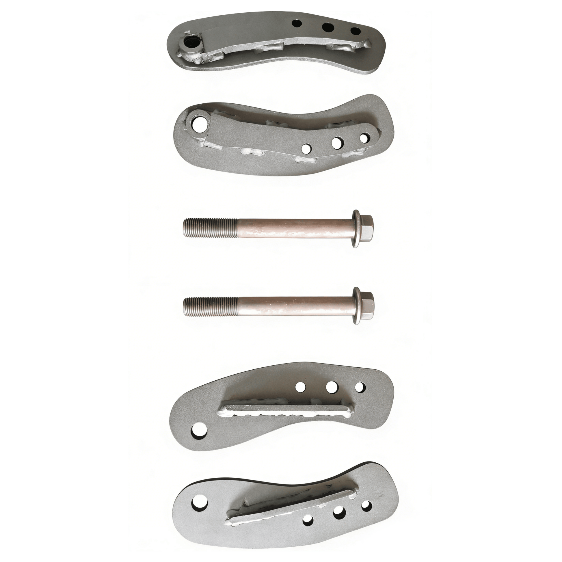 Porsche Cayenne 955/957 & VW Touareg 2-inch lift kit (2002–2010) — installed vehicle side profile showing 2-inch lifted ride height