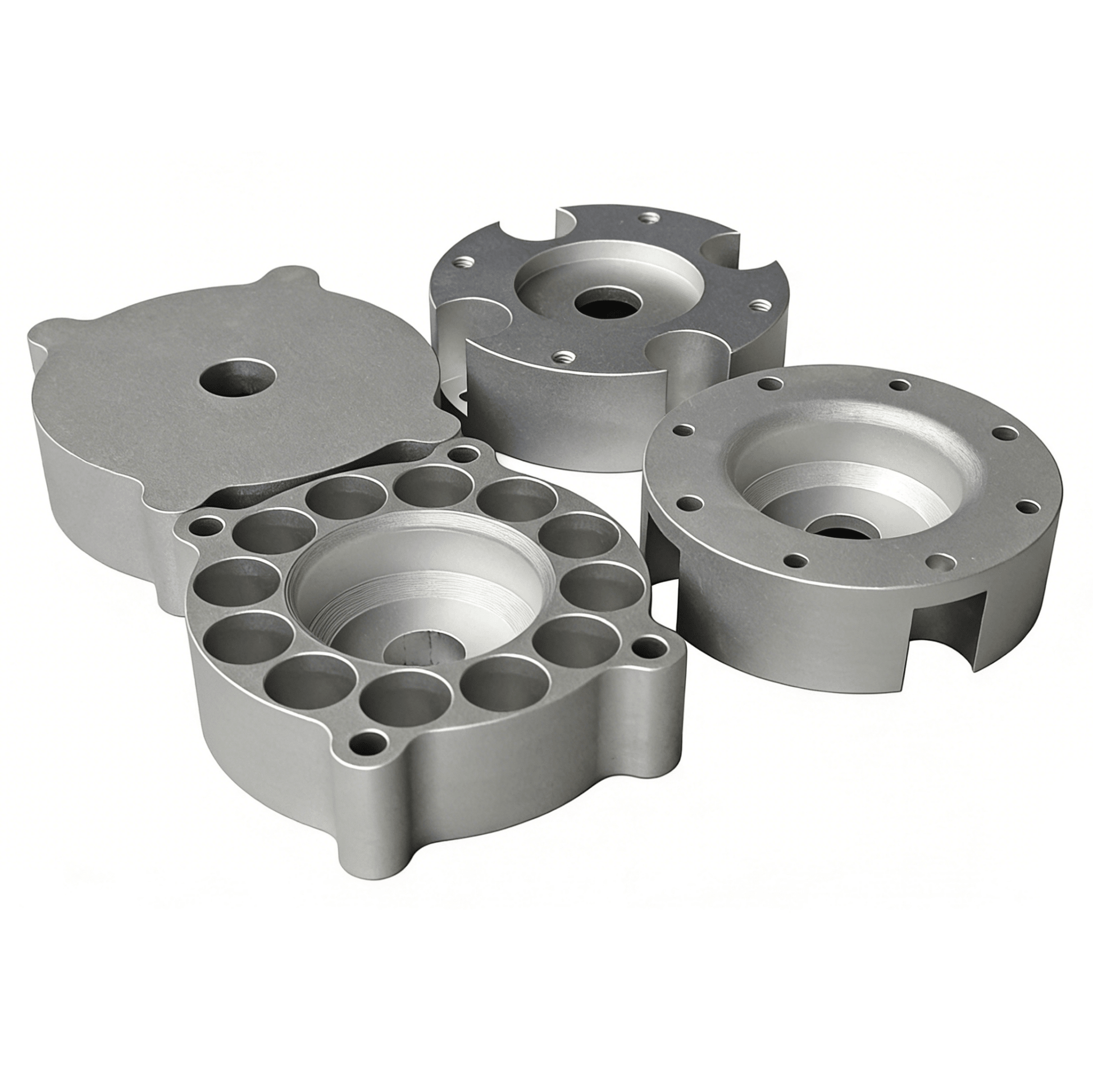Porsche Cayenne 955/957 & VW Touareg 2-inch steel spring lift kit (2002–2010) — hardware and forged aluminum spacer detail