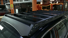VW Touareg 2nd Gen Premium Aluminum Alloy Roof Rack | Overlandtrek - OverlandtrekRoof RackOverlandtrekVW Touareg Gen 2 aluminum alloy roof rack side profile mounted on factory roof rails